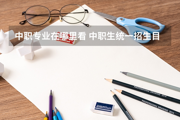 中职专业在哪里看 中职生统一招生目录怎么看