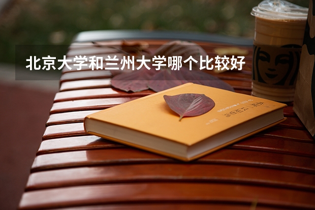 北京大学和兰州大学哪个比较好 