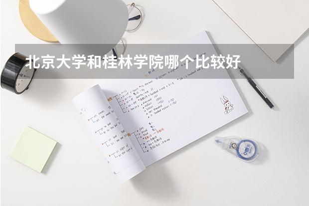 北京大学和桂林学院哪个比较好 