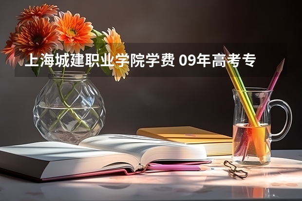 上海城建职业学院学费 09年高考专科分数线