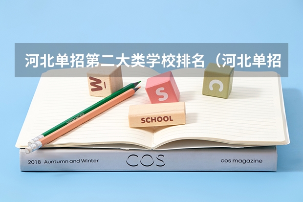 河北单招第二大类学校排名（河北单招二类民办学校排名）