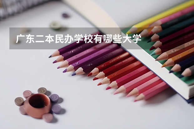 广东二本民办学校有哪些大学