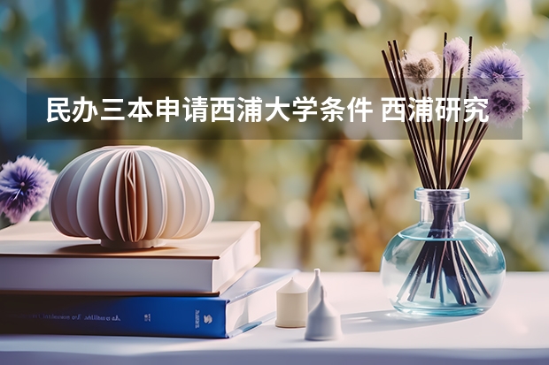 民办三本申请西浦大学条件 西浦研究生入学条件？