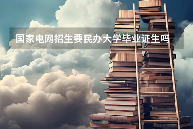 国家电网招生要民办大学毕业证生吗