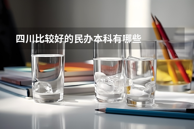 四川比较好的民办本科有哪些