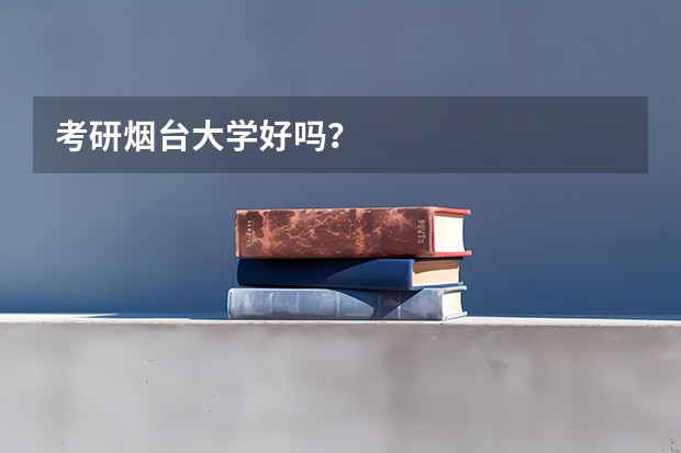 考研烟台大学好吗？