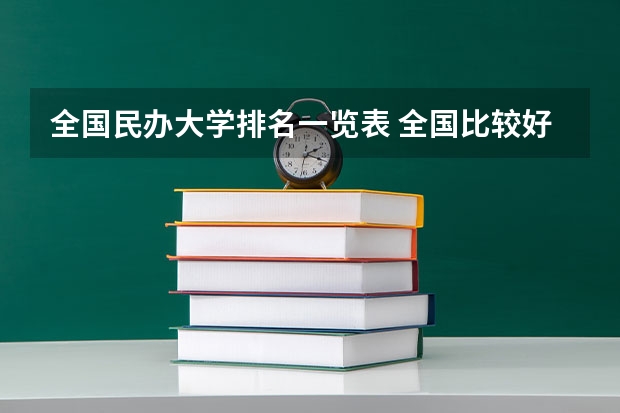 全国民办大学排名一览表 全国比较好的三本院校