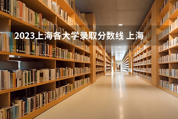 2023上海各大学录取分数线 上海各大学2023年录取分数线