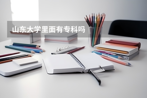山东大学里面有专科吗