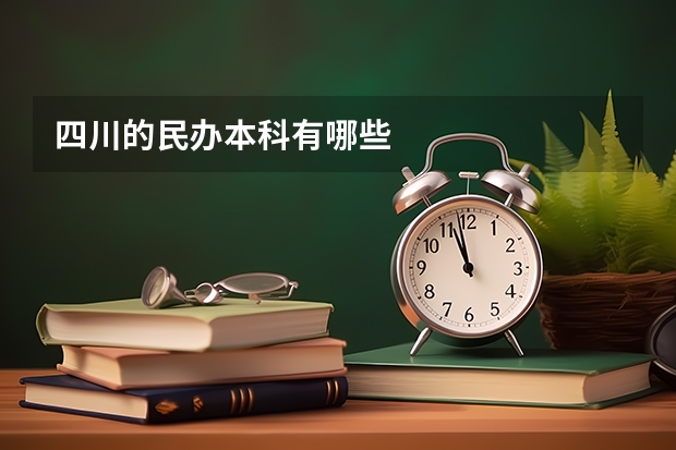 四川的民办本科有哪些