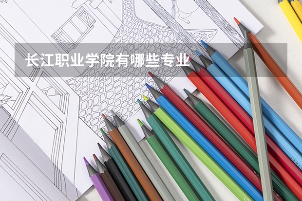 长江职业学院有哪些专业
