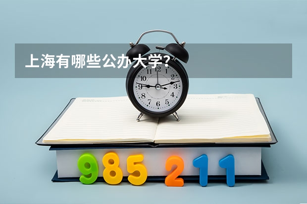 上海有哪些公办大学？
