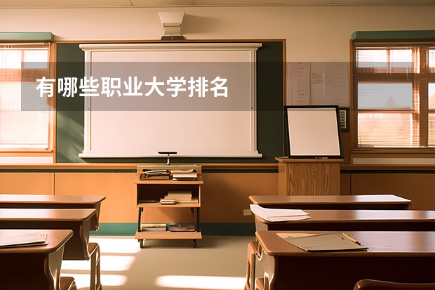 有哪些职业大学排名