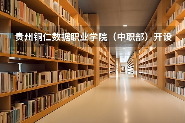 贵州铜仁数据职业学院（中职部）开设专业有哪些